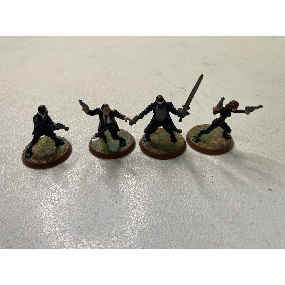Heroscape Krav Maga Agents and Agent Carr Miniature Figures Vydar Lot Hasbro